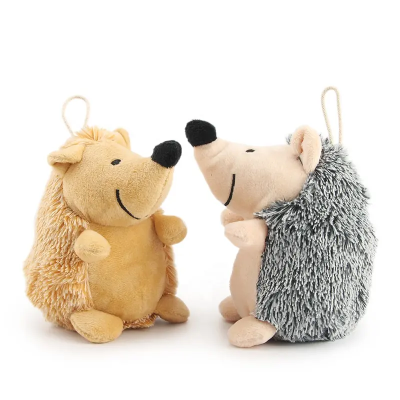 Offres Spéciales animal en peluche hérisson jouet pour chien personnalisé pour animaux de compagnie chien en peluche jouets grinçants