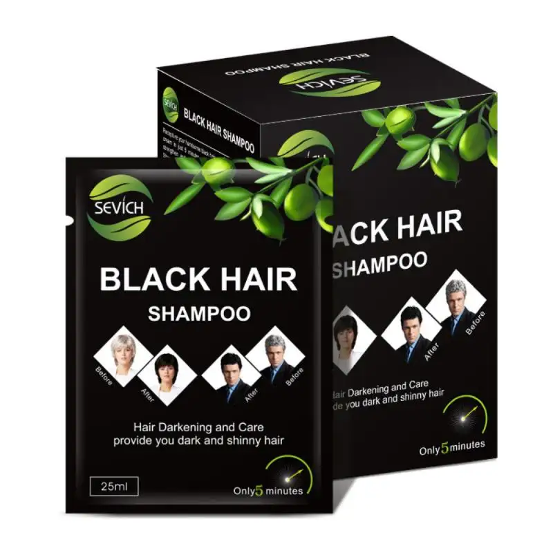Occa secador de cabelo para salão de beleza, produto herbal orgânico, não alérgico, cinza, branco, creme colorido, escurecimento, shampoo de tintura preta