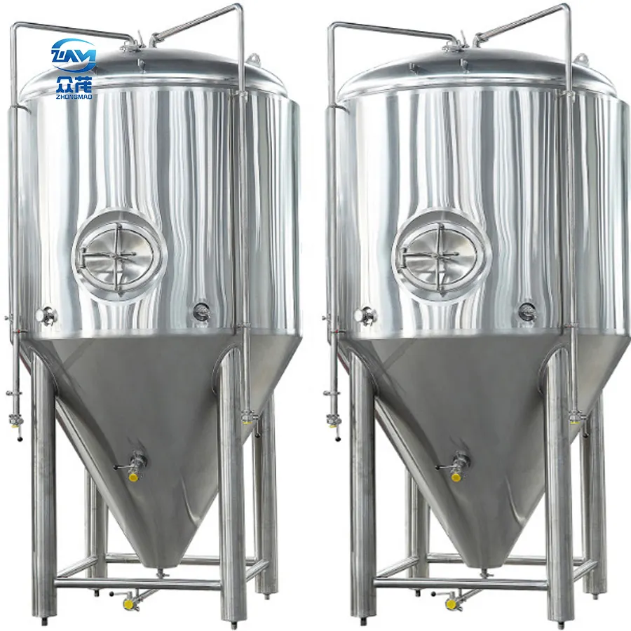 In acciaio inox 100-500l fermentatore recipiente di stoccaggio vino Yogurt birra latte serbatoio di fermentazione con agitatore