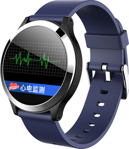 Stylish ECG Full Circle Touch Screen B65 Smartwatch Heart Rate Monitoring BT Multiple Multi <strong>Function</strong> Wristwatches - Product Image 1
