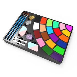 Uper-Kit de pintura corporal para niñas, kit de maquillaje de colores brillantes en la oscuridad