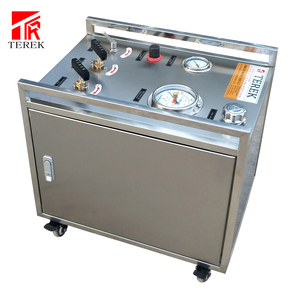 Unidad de bomba de prueba hidrostática impulsada por aire neumático TEREK para pruebas de tubería de manguera hidráulica modelo Max 100bar
