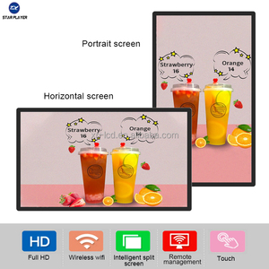32英寸壁挂式广告播放器Wifi监视器电视数字标牌广告Lcd显示屏 - Product Image 5