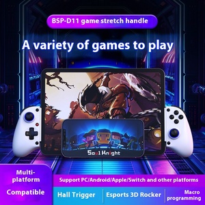 D11 Wireless BT Game Controller Stretch Hall Trigger Makro Back Button Schalter Android IOS PC Streaming Controller Vibration für - Product Image 4