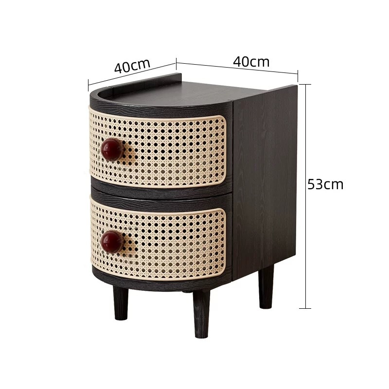 Black - Round Handle