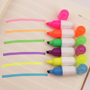 6色学生办公室小型迷你可爱荧光笔 - Product Image 4