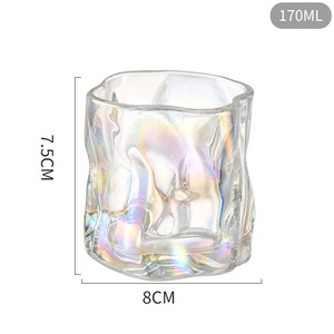 Yüksek değer 170ML Alien bükülmüş renkli viski bira bardağı kalınlaşmış cam içme şişesi fincan ile cam atış - Product Image 5