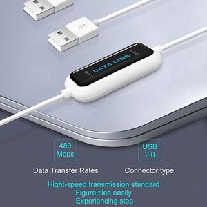 <strong>USB</strong> <strong>PC</strong> to <strong>PC</strong> Online Share Sync <strong>Link</strong> Net Direct Data File Transfer Bridge LED Cable Easy Copy Between 2 Computer Data <strong>Link</strong> Cable - Product Image 4