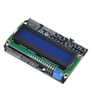 TZT LCD-Tastatur abschirmung LCD1602 LCD 1602-Modulanzeige für Arduino ATMEGA328 ATMEGA2560 Himbeer-Pi UNO-Bluescreen