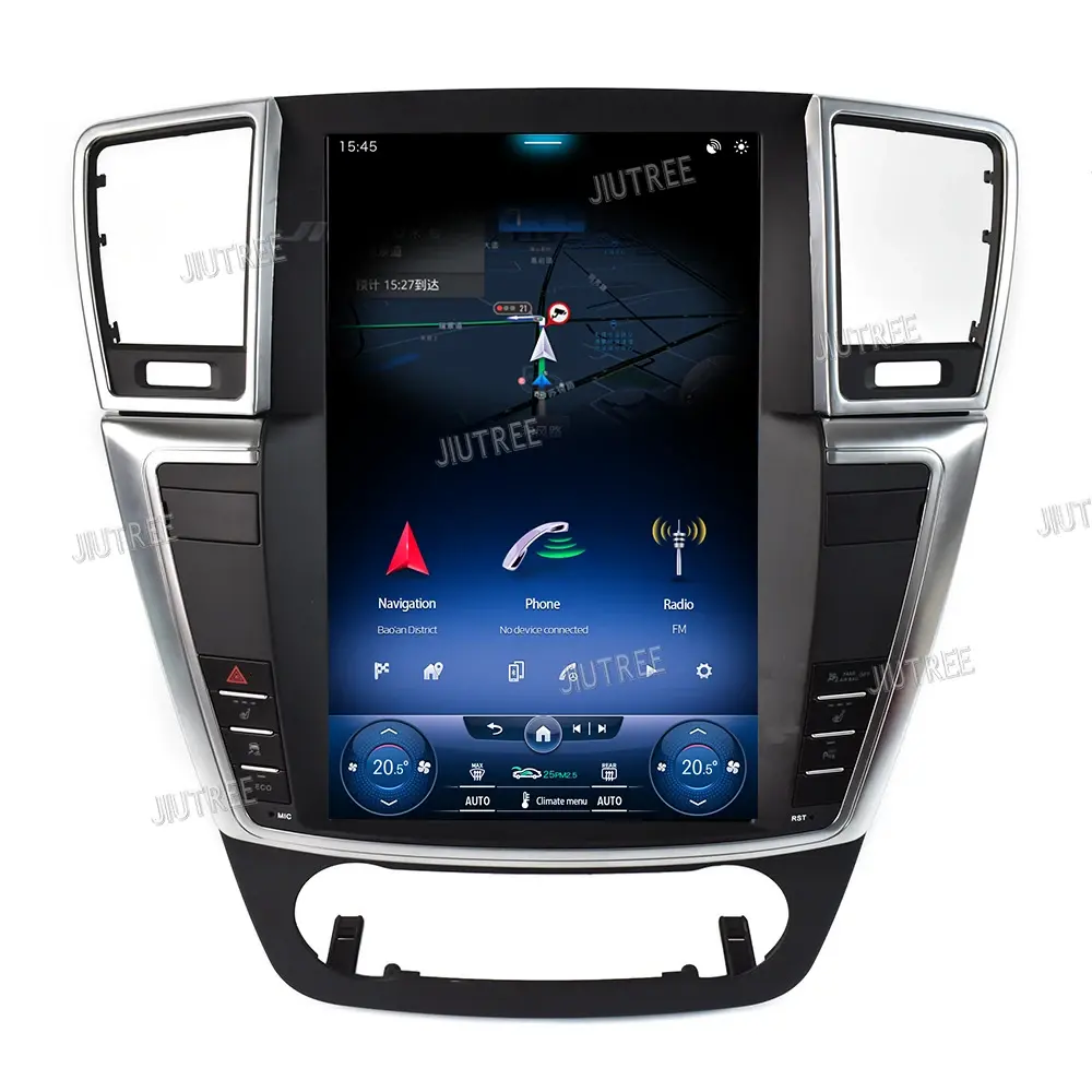 12.1 "Qualcomm Android12 autoradio pour Mercedes Benz ML GL W166 X166 2012-2015 GPS Navigation stéréo récepteur lecteur multimédia