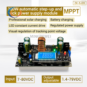 Zk-SJ20 300W High Power Boost Power <strong>Module</strong> Supports Solar MPPT <strong>Input</strong> 7V-80V <strong>Output</strong> 1.4V-79V Current 20A Step-down Power <strong>Module</strong> - Product Image 2