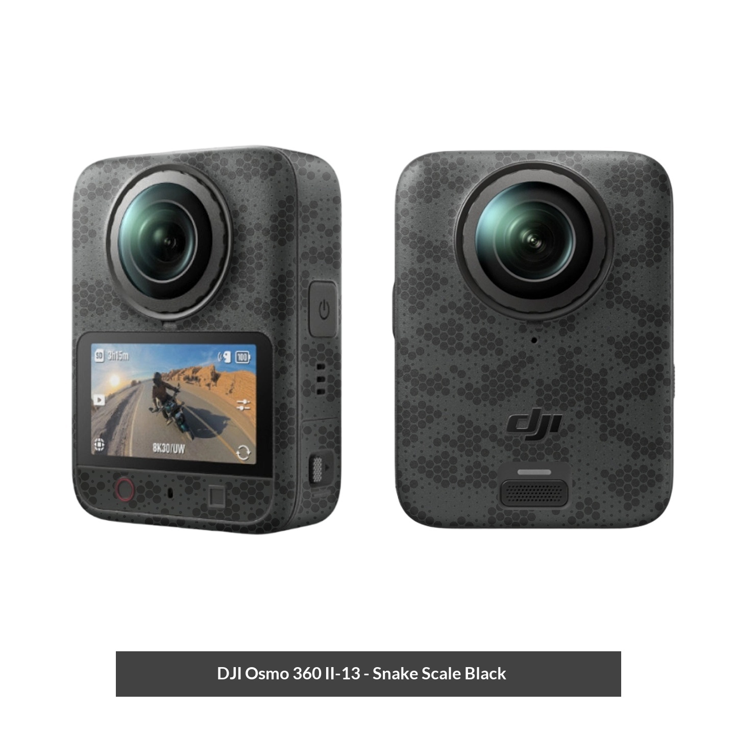DJI Osmo 360II-13- Écaille de serpent Noir