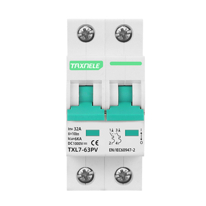 DC MCB Interruptor de batería Solar Mini disyuntor L7 2P 1000VDC Protección contra cortocircuitos 10A 16A 20A 25A 32A 40A 63A PV - Product Image 1