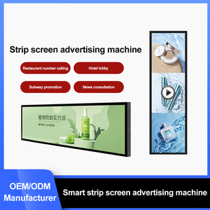 Dimensioni personalizzabili rete Wifi Lcd Digital Signage Player barra allungata tipo scaffale Lcd negozio Display pubblicitario Lcd - Product Image 2