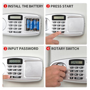 YOOBOX Safe <strong>Box</strong>/safe <strong>Box</strong> Time <strong>Lock</strong>/two Key Safe <strong>Box</strong> - Product Image 5