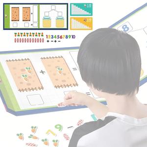 木製数学おもちゃ親子インタラクティブおもちゃ子供のためのゲームの加算と減算ゲーム数の学習を数える - Product Image 4