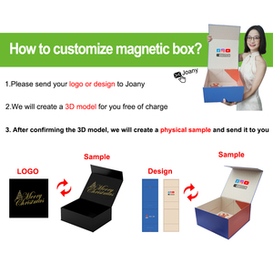 Biểu Tượng Tùy Chỉnh Cao Cấp Sang Trọng Lớn Matte Khóa Cứng Nhắc Có Thể Gập Lại Từ Đóng Cửa Tùy Chỉnh Hộp Quà Tặng Bao Bì - Product Image 3