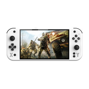 ใหม่คอนโซลเกม G90ขนาดใหญ่7นิ้วย้อนยุคหน้าจอ HD ความละเอียดสูง PSP ผู้เล่นสองคนผู้เล่นมือถือสื่อสาร Wi-Fi
