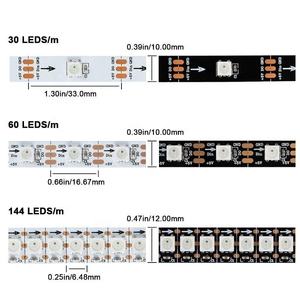 DC5V WS2812B WS2812 WS 2812b 5V 60led/m 144 пикселей RGB Адресуемая WS2812b Светодиодная лента - Product Image 2
