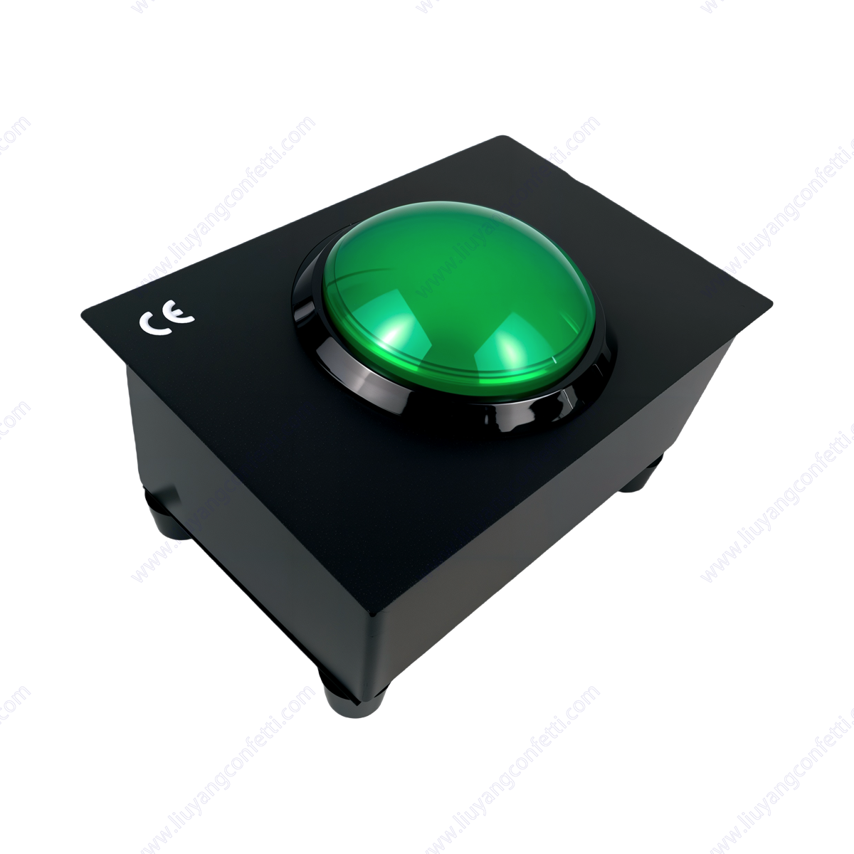 Console bouton vert