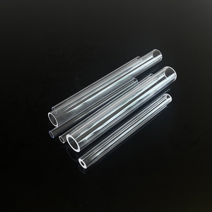 Tubo di vetro di quarzo composto SIO2 da laboratorio provetta bocca di macinazione strumento di lavorazione categoria di prodotto quarzo - Product Image 1