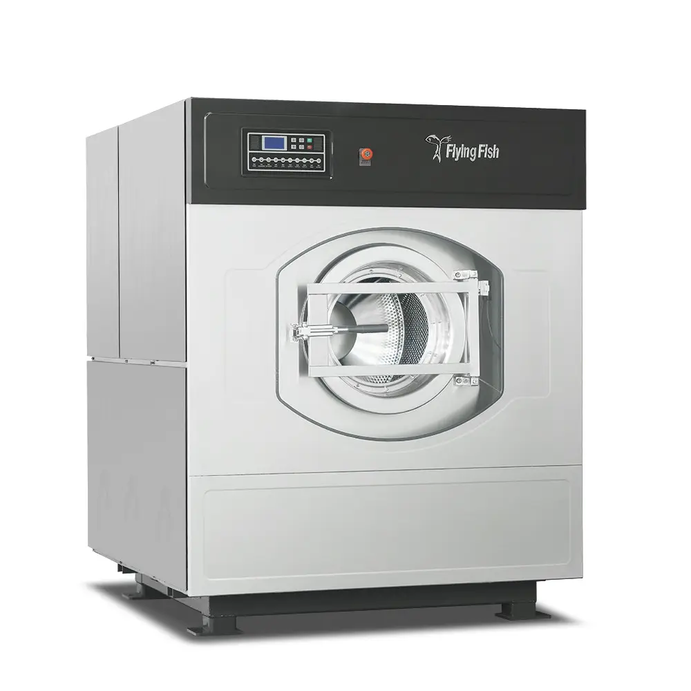 Profesyonel endüstriyel çamaşır yıkama makinesi ve kurutma makinesi 10KG-130KG ve terbiye makinesi