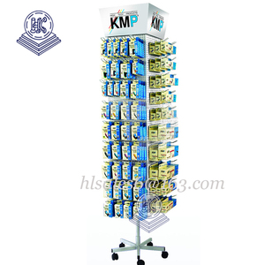 Einzelhandel Peg board Revolving Counter Display Peg board Haken Peg board Organisation Zubehör Rack Organizer - Product Image 3