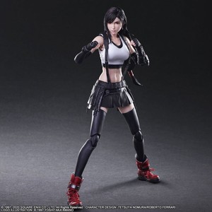 PVC reçine oyuncaklar yüksek kalite eylem ve oyuncak 32cm güzel kız ayakta duruş tifa lockhart anime figürleri Final fantezi VII - Product Image 4
