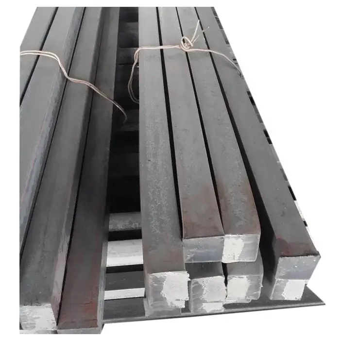 5 En grueso 4140 Scm44 ASTM A36 palanquillas de hierro laminado en caliente Barra cuadrada plana de acero al carbono de acero inoxidable suave para la construcción