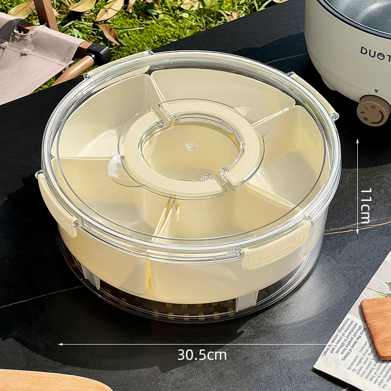 6 marcos con almacenamiento de hielo (mango blanco)