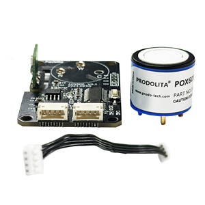 POX600 Elektro chemisches O2-Modul mit Temperatur feuchtigkeit erkennung RS485-Signal UART Serial Oxygen Module Sensor für Forschung und Entwicklung