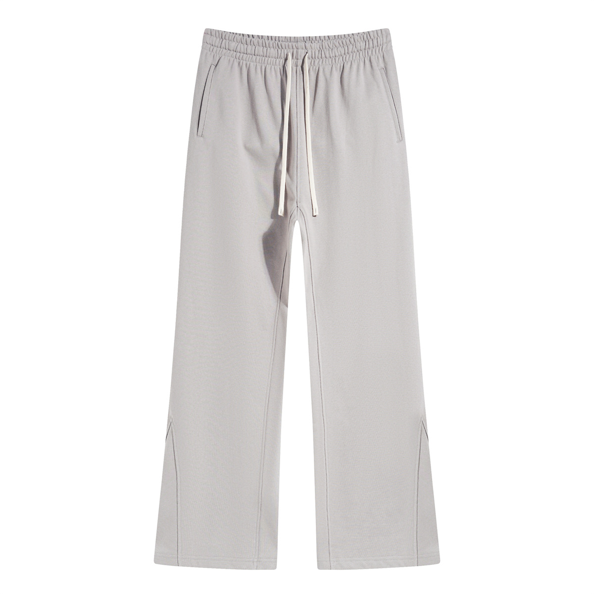 Trousers-light gray