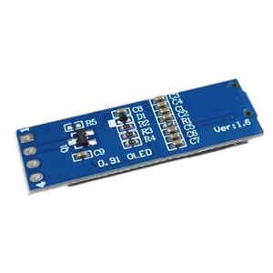 0.91 inç OLED modülü 0.91 "beyaz/mavi OLED 128X32 OLED LCD LED ekran modülü 0.91" IIC iletişim