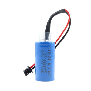 Литиевая батарея CR17335SE-R(3v) программируемый контроллер Тип Q6BAT с черным разъем - Product Image 1