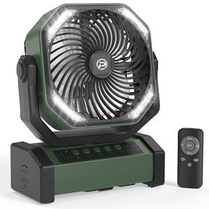 Panergy açık taşınabilir 20000mAh elektrikli pilli <span class=keywords><strong>Led</strong></span> kamp Fan ile ışık ve uzaktan açık havada güç banka ile