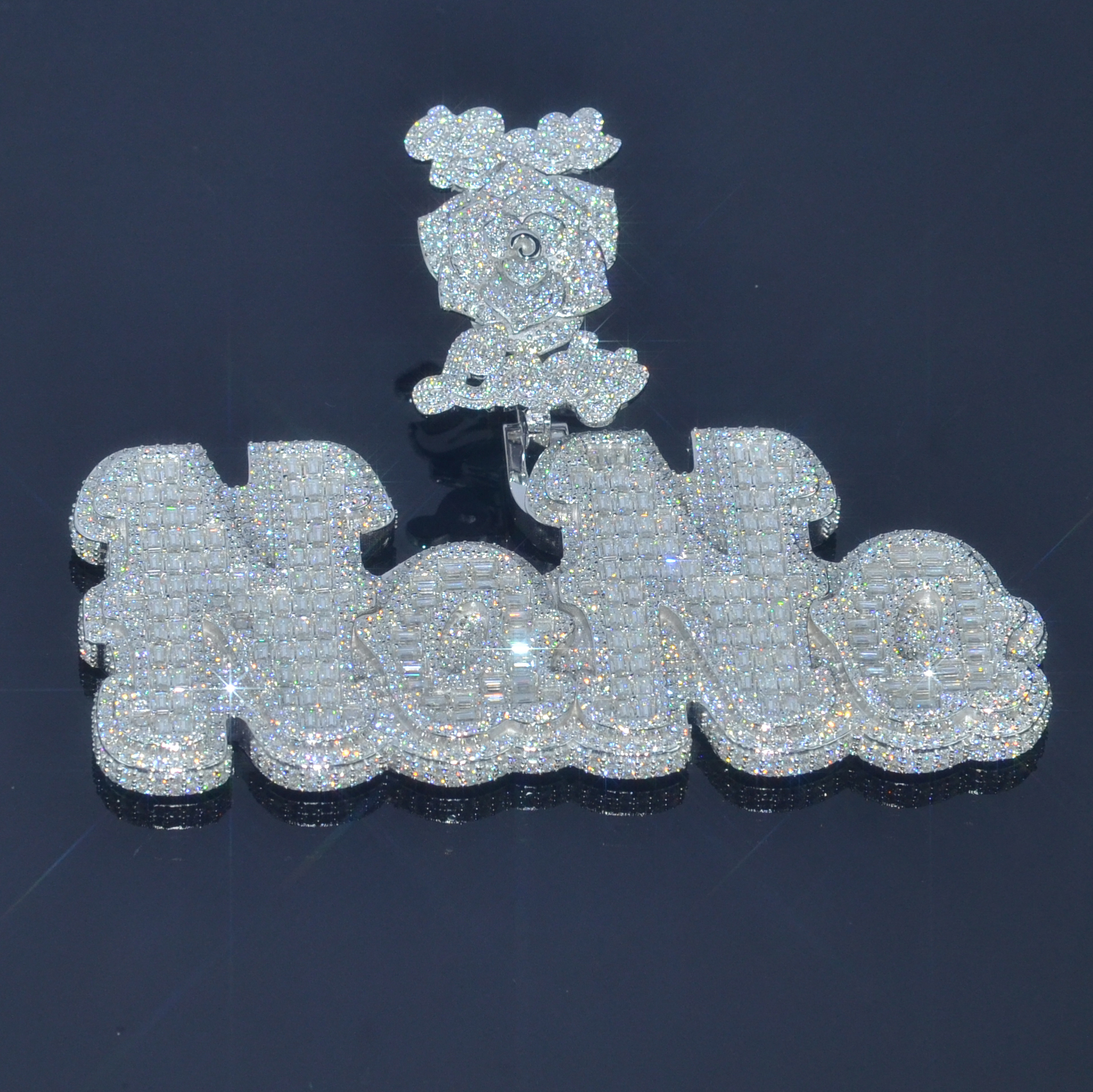3inches Moissanite+S925