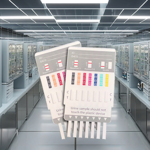 Thiết bị y tế nhanh chóng nước tiểu đa-thuốc dipcard của nhãn hiệu nhựa nhanh chóng thử nghiệm Kit - Product Image 1
