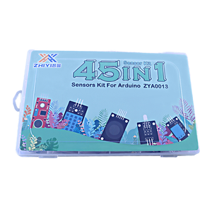 Tscinbuny elektronik modülü kiti DIY sensör öğrenme seti 45 in 1 sensörleri modülleri kiti Arduino için
