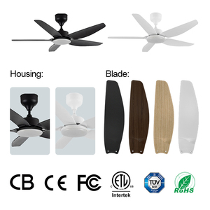 Nhà Máy ODM skd 42 "54" DC động cơ đồng 5 năm bảo hành năm ABS lưỡi điều khiển từ xa tuya ứng dụng điều khiển quạt trần với ánh sáng - Product Image 2