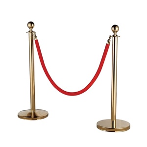 Vàng di động <span class=keywords><strong>stanchion</strong></span> và đỏ Thảm sự kiện giao thông rào cản với hàng rào dây - Product Image 1