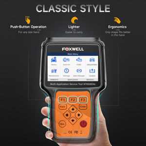 Escáner automático FOXWELL NT650 Elite, herramienta de diagnóstico OBD2 portátil para todos los coches, Analizador de motor de 26 funciones especiales - Product Image 4