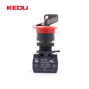 KEDU Mantar Tipi NO + NC Güvenlik Kumandalı Elektrik Anahtar Anahtarı Ile UL TUV CE Onaylı HY57B-3-8 - Product Image 4