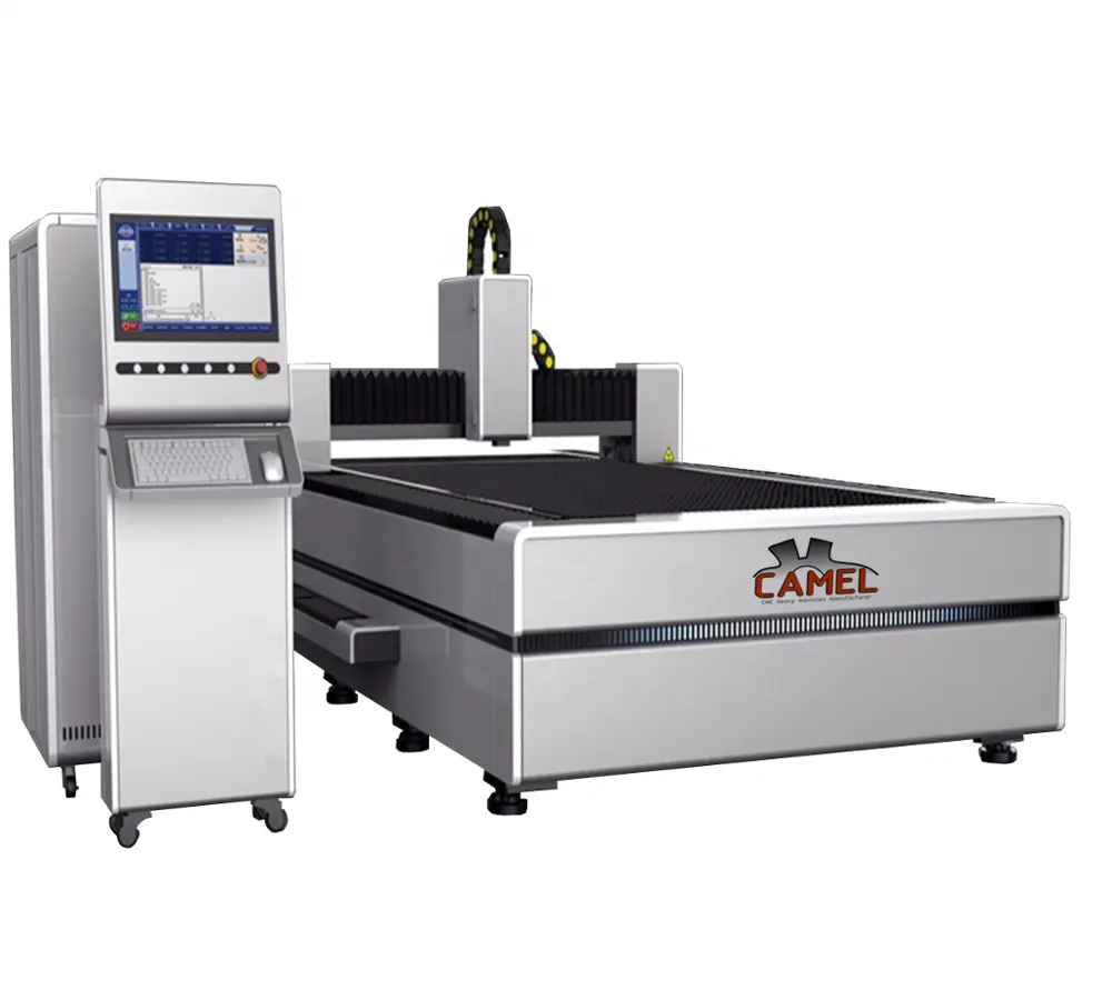 ผู้ผลิตจีน CAMEL CNC 1KW 3d แผ่นเหล็กสแตนเลสอลูมิเนียมโลหะเลเซอร์ตัดเครื่อง