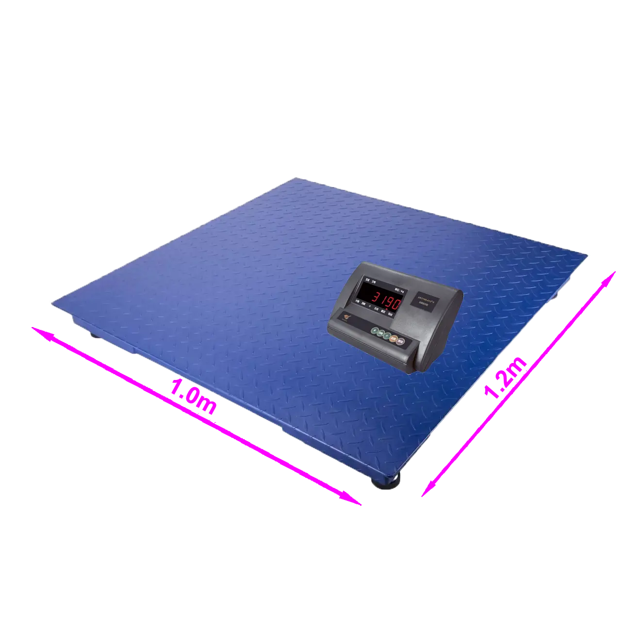 Schwere 1x1m 3t elektronische Plattform mit einem Gewicht von gebrauchten LKW-Waagen zum Verkauf Digiweigh Preis 2000kg Boden waage