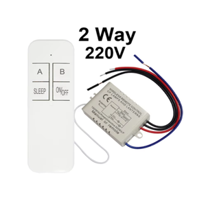Wireless Remote Control Light Switch 220V Receiver Transmitter <strong>ON</strong>/OFF Digital FD201/FD202/FD103 1/2/3 <strong>Way</strong> - Product Image 4