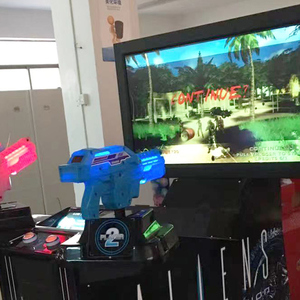 投币街机模拟射击游戏2玩家外星人灭绝射击视频游戏