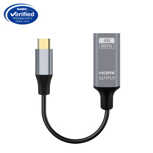 Adaptador HDMI de uso común Convertidor de cable HD para PC TV y computadora Convertidor 4K 60Hz Tipo C a HDMI - Product Image 2