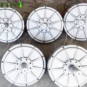 3KW eksenel akı kalıcı mıknatıslı jeneratör düşük rpm dikey eksen rüzgar türbini - Product Image 4