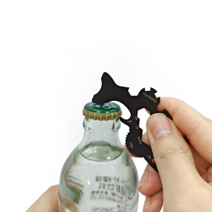 ห่วงโซ่กุญแจเปิดขวดรูปปลาเครื่องมืออเนกประสงค์15 in 1 - Product Image 2