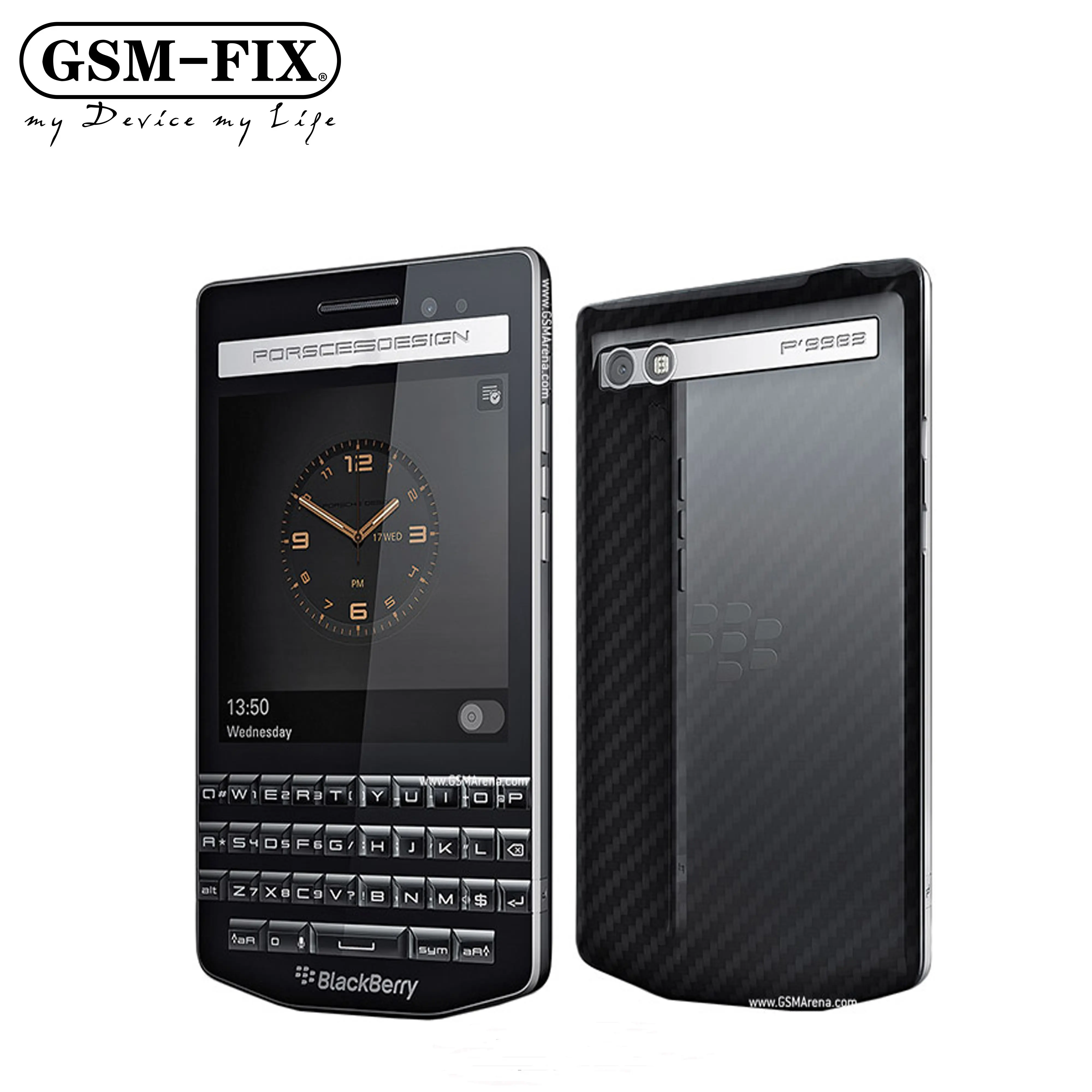 GSM-FIX pour BlackBerry Porsche Design P'9983 4G LTE téléphone portable 3.1 pouces IPS LCD Smart Snapdragon S4 Pro téléphone portable Dual Core